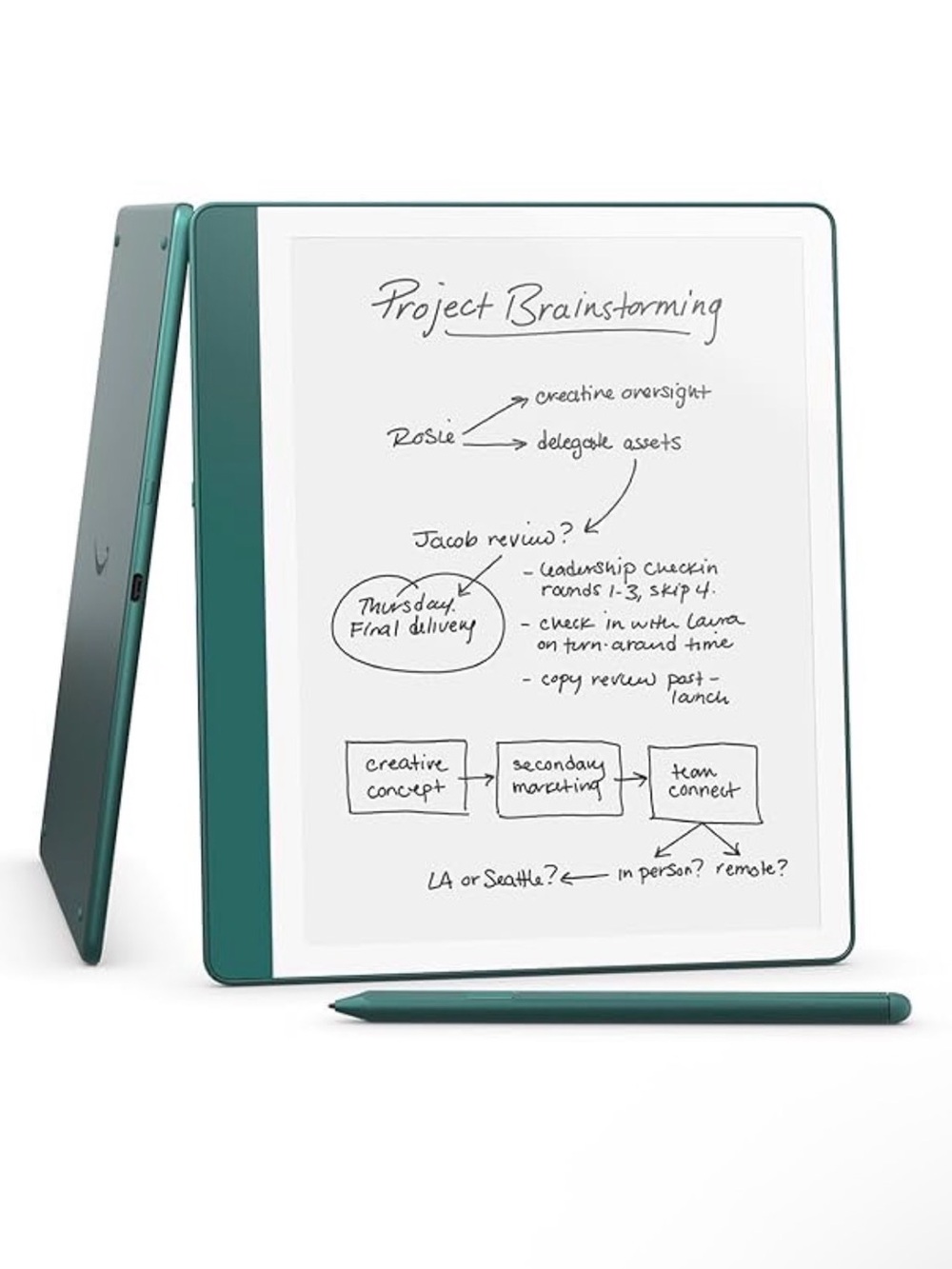 refurbished amazon kindle scribe 64gb (2024/gen 1) in metallic jade